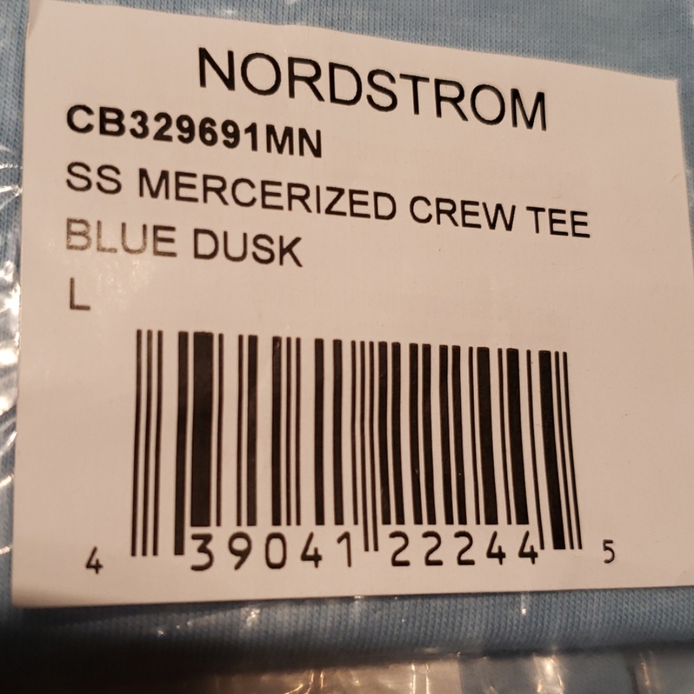 Calibrate Men's TEE Mercerized Cotton Jersey T-SHIRT XL Top NEW Blue LAST ONE! - Picture 13 of 14